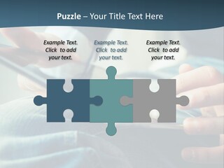 A Person Holding A Cell Phone In Their Hands PowerPoint Template