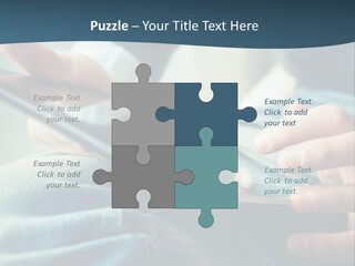 A Person Holding A Cell Phone In Their Hands PowerPoint Template