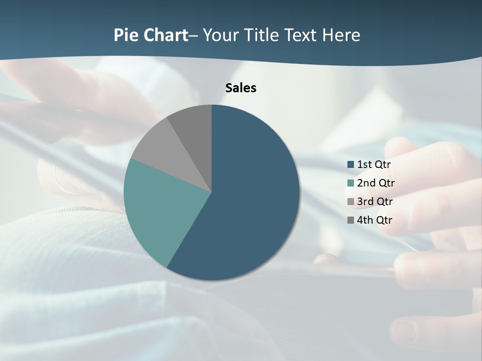 A Person Holding A Cell Phone In Their Hands PowerPoint Template