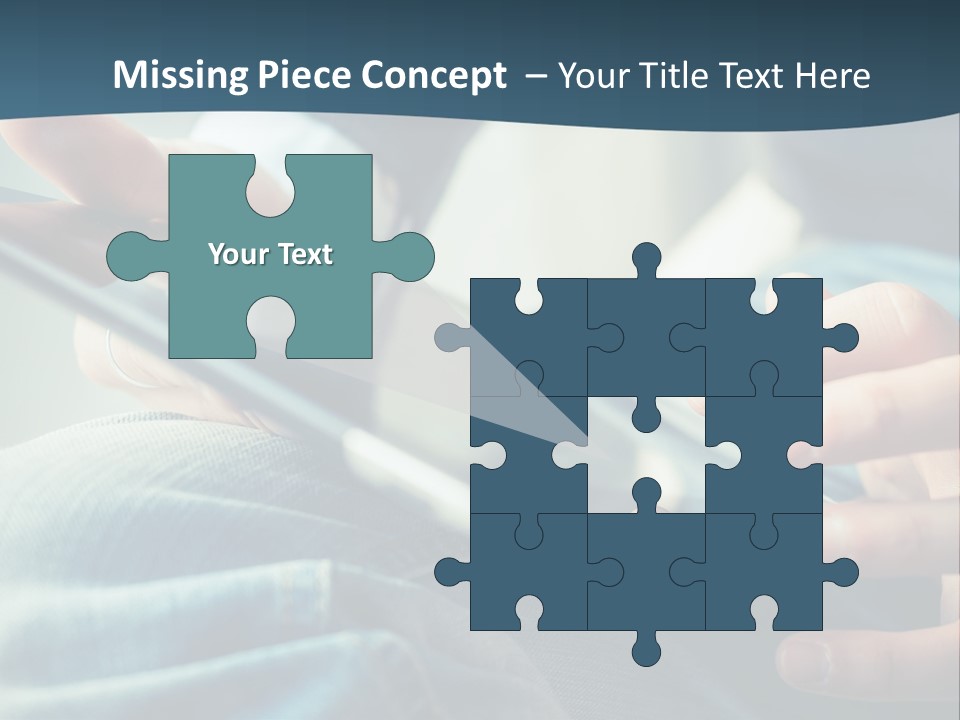 A Person Holding A Cell Phone In Their Hands PowerPoint Template