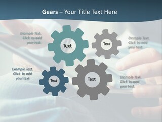 A Person Holding A Cell Phone In Their Hands PowerPoint Template