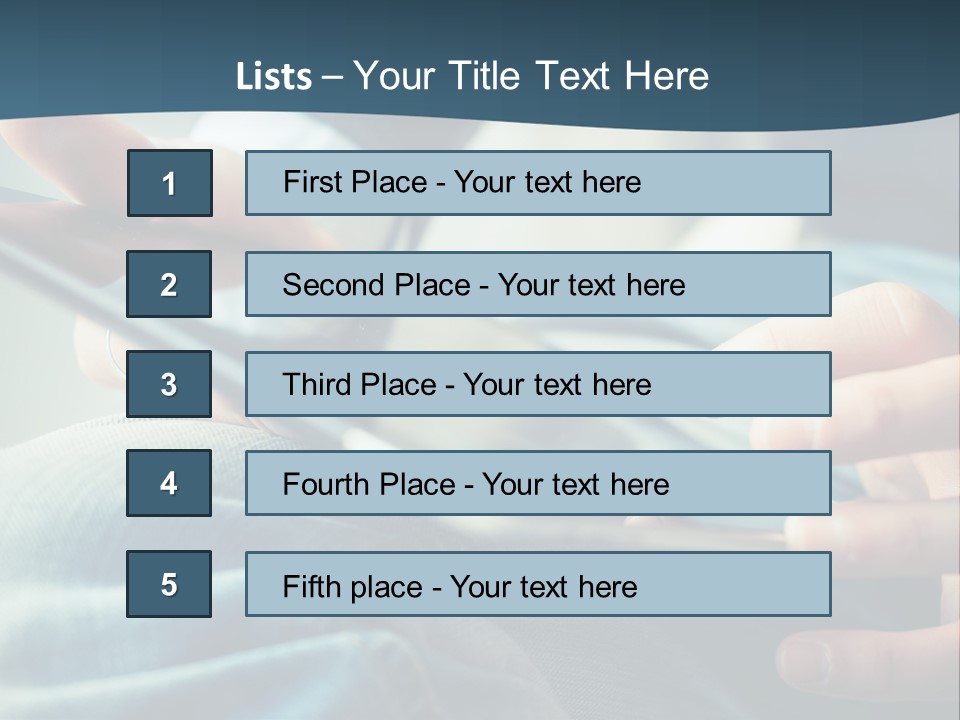 A Person Holding A Cell Phone In Their Hands PowerPoint Template