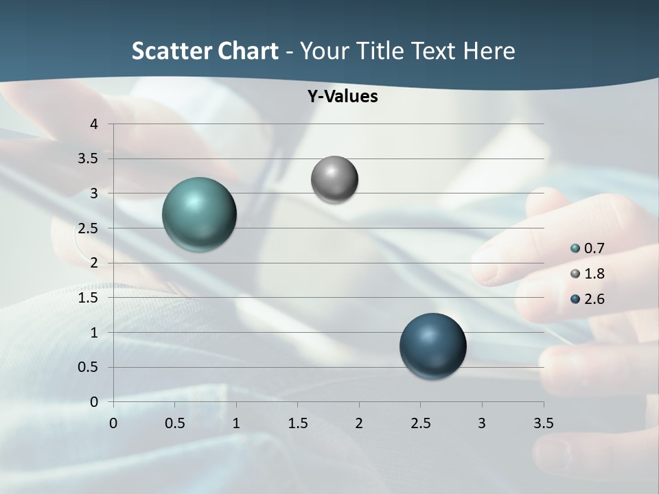 A Person Holding A Cell Phone In Their Hands PowerPoint Template