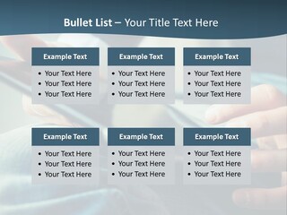 A Person Holding A Cell Phone In Their Hands PowerPoint Template