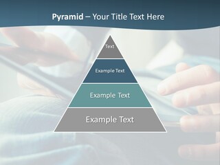 A Person Holding A Cell Phone In Their Hands PowerPoint Template