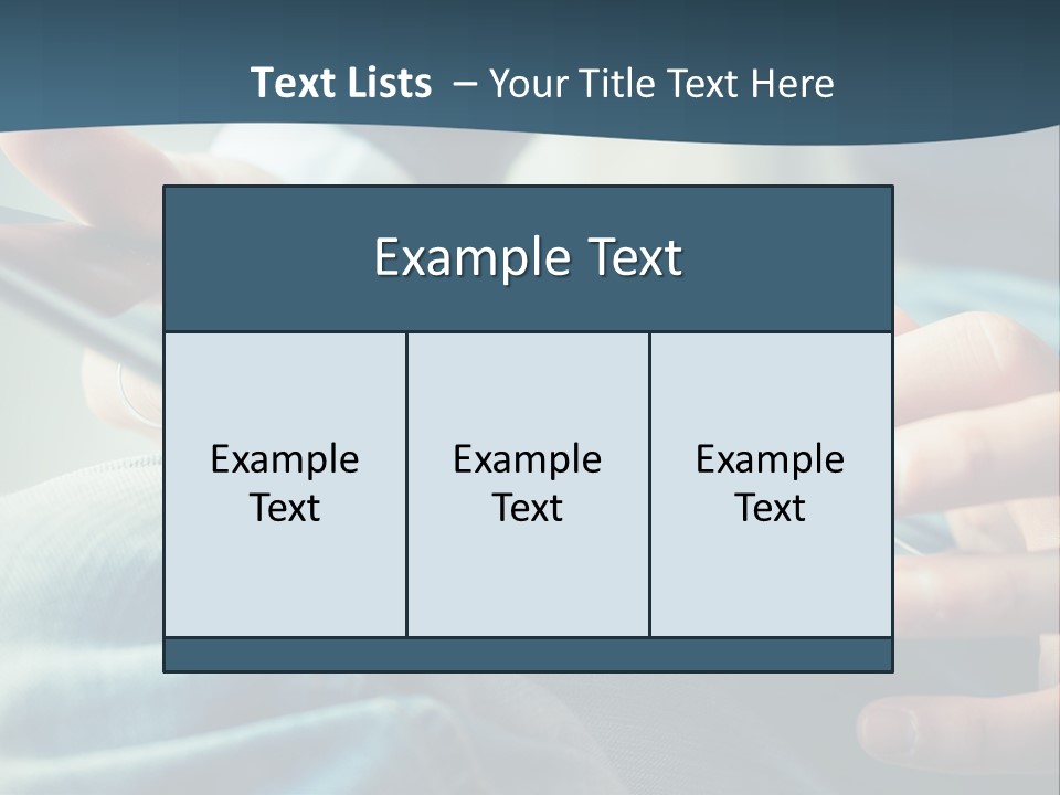 A Person Holding A Cell Phone In Their Hands PowerPoint Template