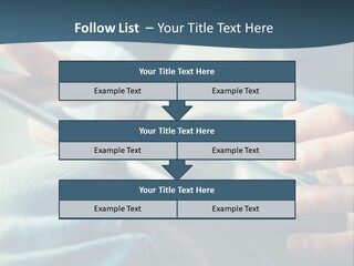A Person Holding A Cell Phone In Their Hands PowerPoint Template