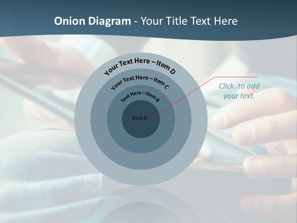 A Person Holding A Cell Phone In Their Hands PowerPoint Template