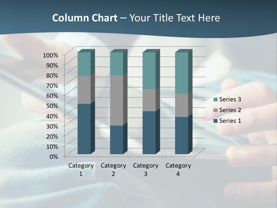 A Person Holding A Cell Phone In Their Hands PowerPoint Template