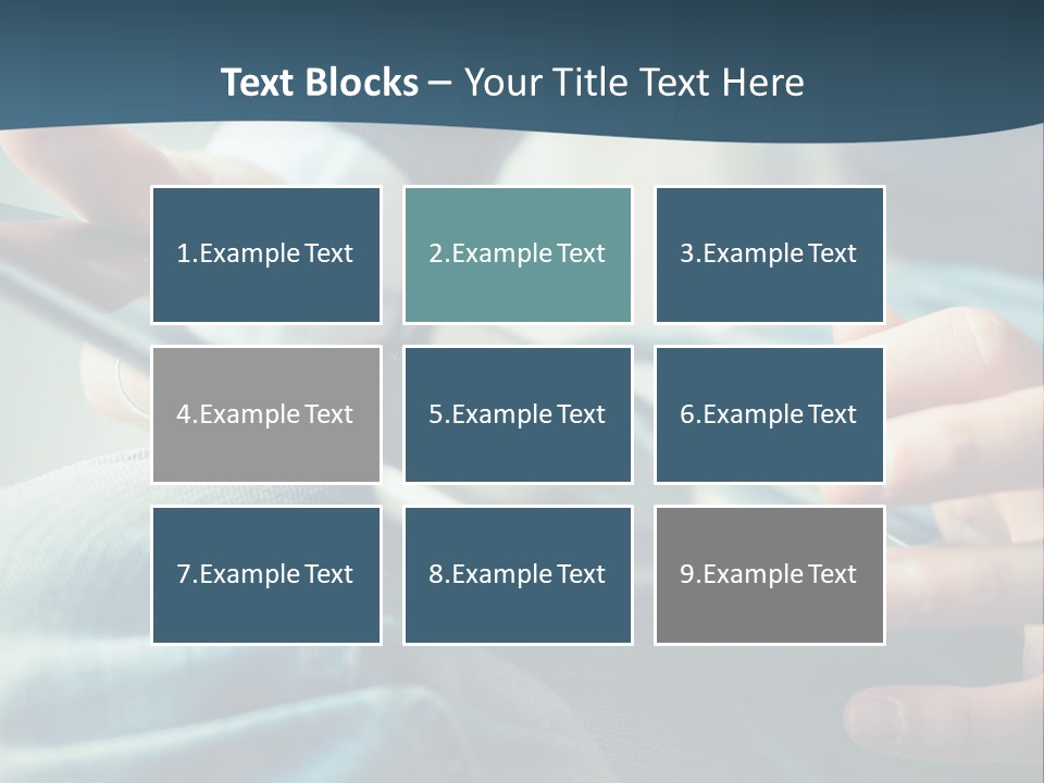 A Person Holding A Cell Phone In Their Hands PowerPoint Template