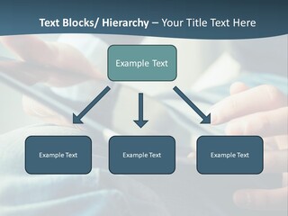 A Person Holding A Cell Phone In Their Hands PowerPoint Template