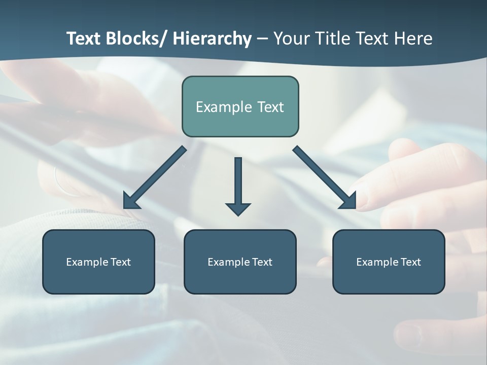 A Person Holding A Cell Phone In Their Hands PowerPoint Template