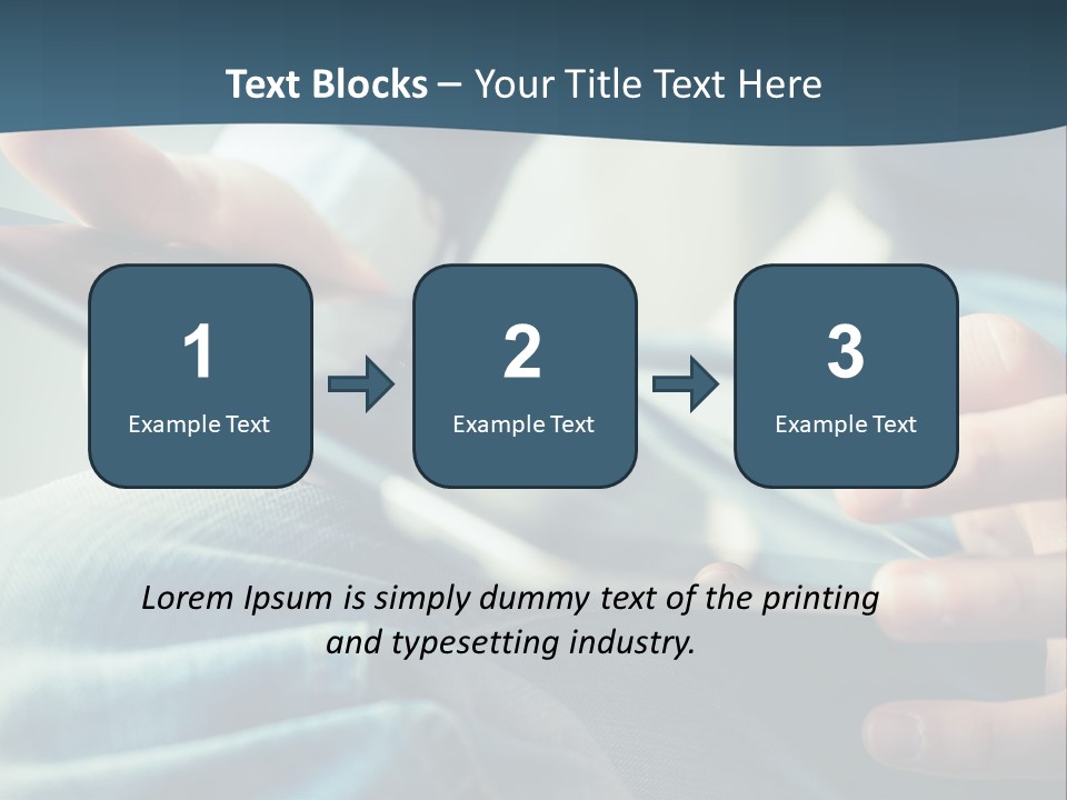 A Person Holding A Cell Phone In Their Hands PowerPoint Template