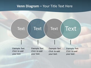 A Person Holding A Cell Phone In Their Hands PowerPoint Template