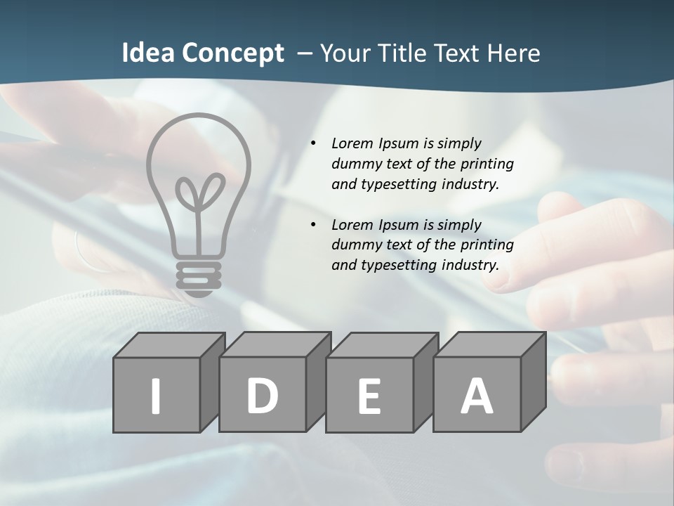 A Person Holding A Cell Phone In Their Hands PowerPoint Template