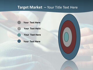 A Person Holding A Cell Phone In Their Hands PowerPoint Template