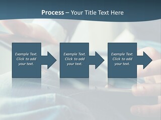 A Person Holding A Cell Phone In Their Hands PowerPoint Template
