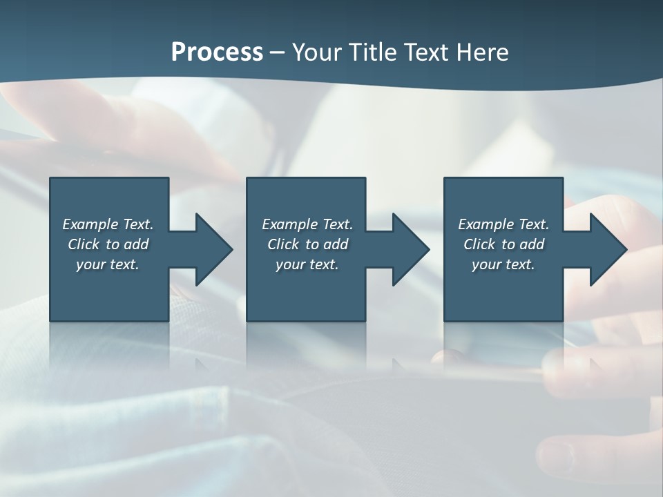 A Person Holding A Cell Phone In Their Hands PowerPoint Template