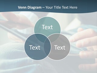 A Person Holding A Cell Phone In Their Hands PowerPoint Template