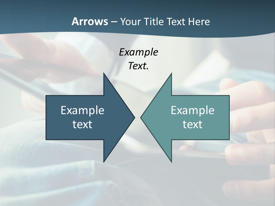 A Person Holding A Cell Phone In Their Hands PowerPoint Template