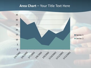 A Person Holding A Cell Phone In Their Hands PowerPoint Template