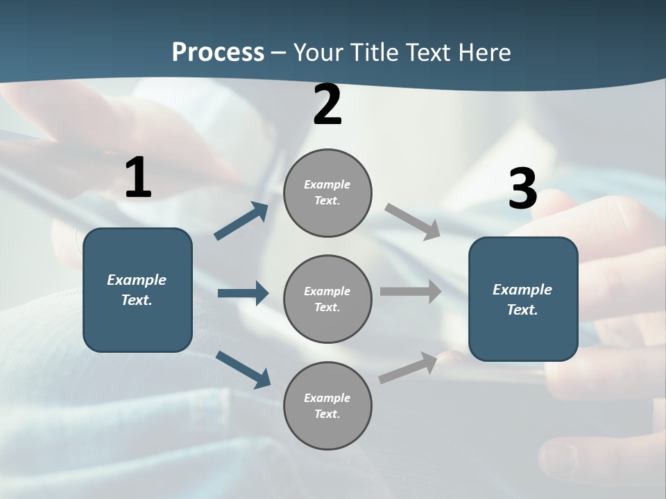 A Person Holding A Cell Phone In Their Hands PowerPoint Template