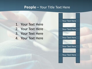 A Person Holding A Cell Phone In Their Hands PowerPoint Template