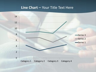 A Person Holding A Cell Phone In Their Hands PowerPoint Template