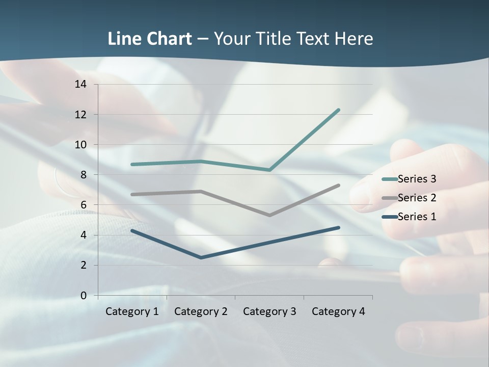 A Person Holding A Cell Phone In Their Hands PowerPoint Template