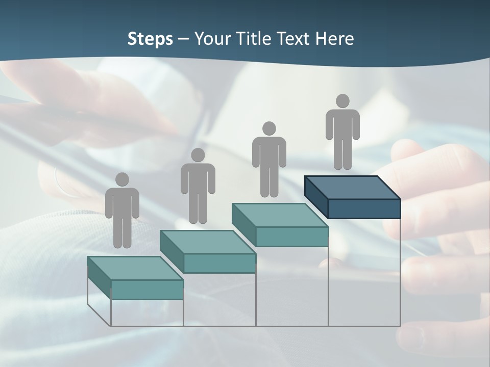 A Person Holding A Cell Phone In Their Hands PowerPoint Template