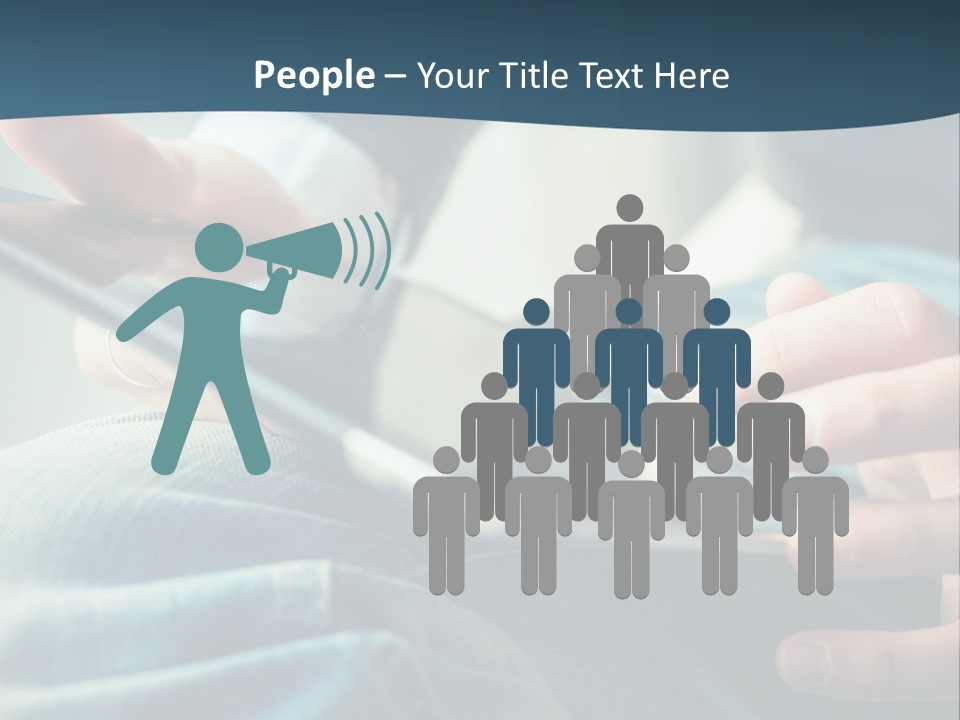 A Person Holding A Cell Phone In Their Hands PowerPoint Template