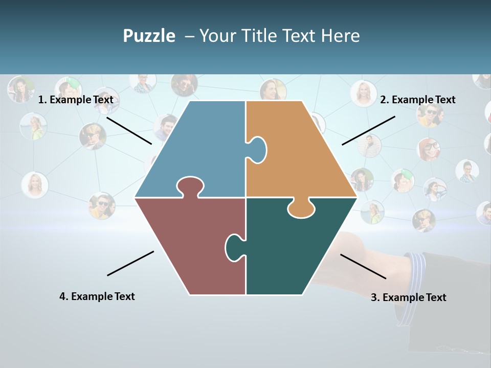 A Person Holding A Cell Phone In Their Hand PowerPoint Template