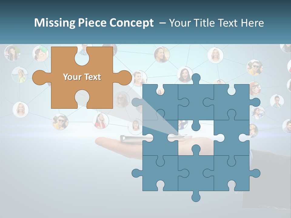 A Person Holding A Cell Phone In Their Hand PowerPoint Template