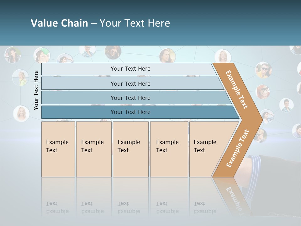 A Person Holding A Cell Phone In Their Hand PowerPoint Template