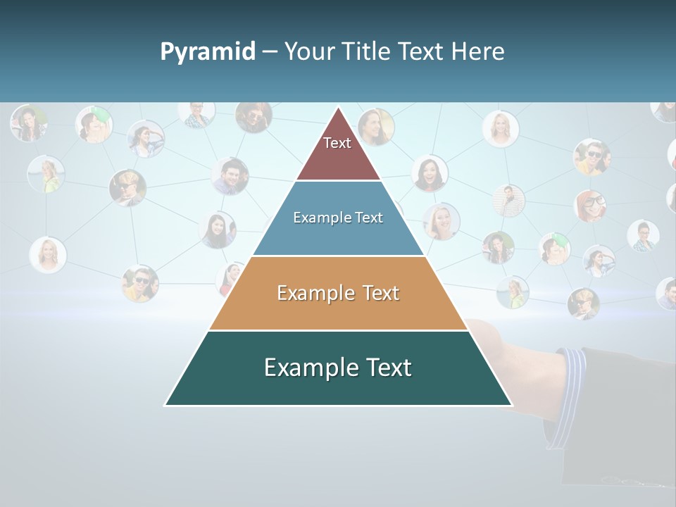 A Person Holding A Cell Phone In Their Hand PowerPoint Template