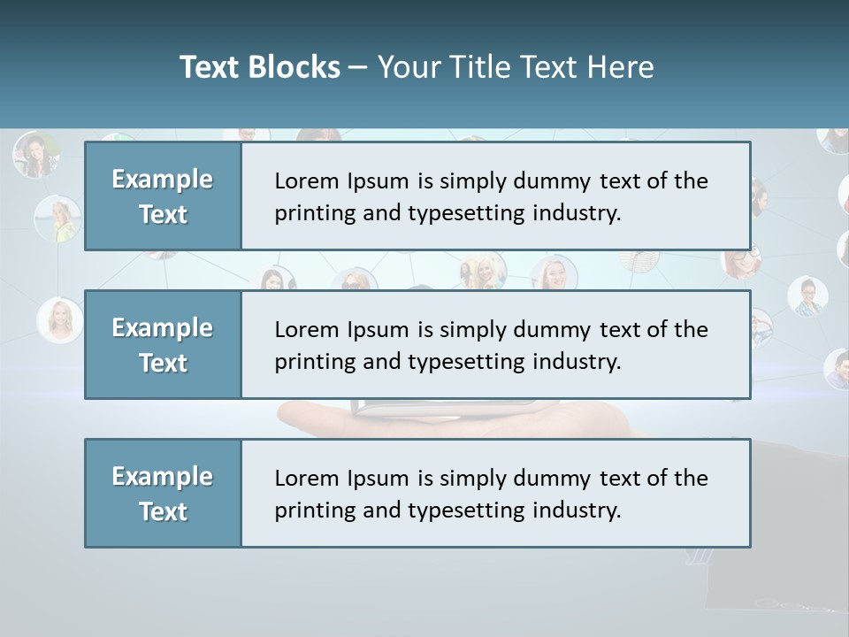 A Person Holding A Cell Phone In Their Hand PowerPoint Template