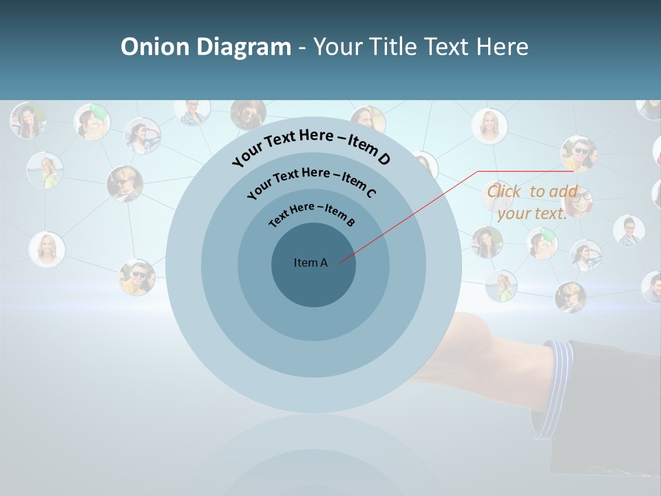 A Person Holding A Cell Phone In Their Hand PowerPoint Template