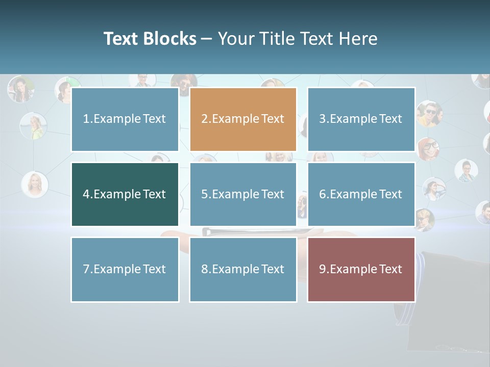 A Person Holding A Cell Phone In Their Hand PowerPoint Template