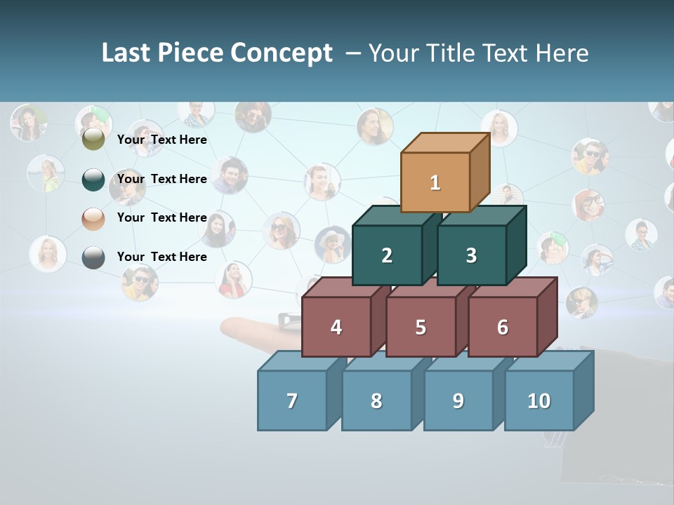 A Person Holding A Cell Phone In Their Hand PowerPoint Template