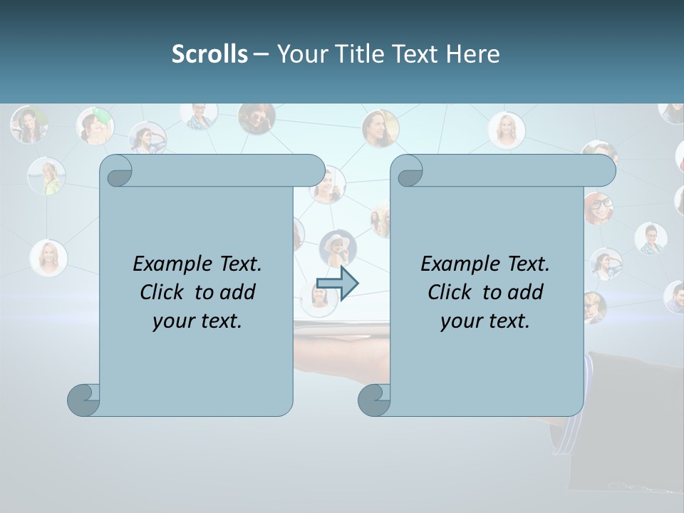 A Person Holding A Cell Phone In Their Hand PowerPoint Template