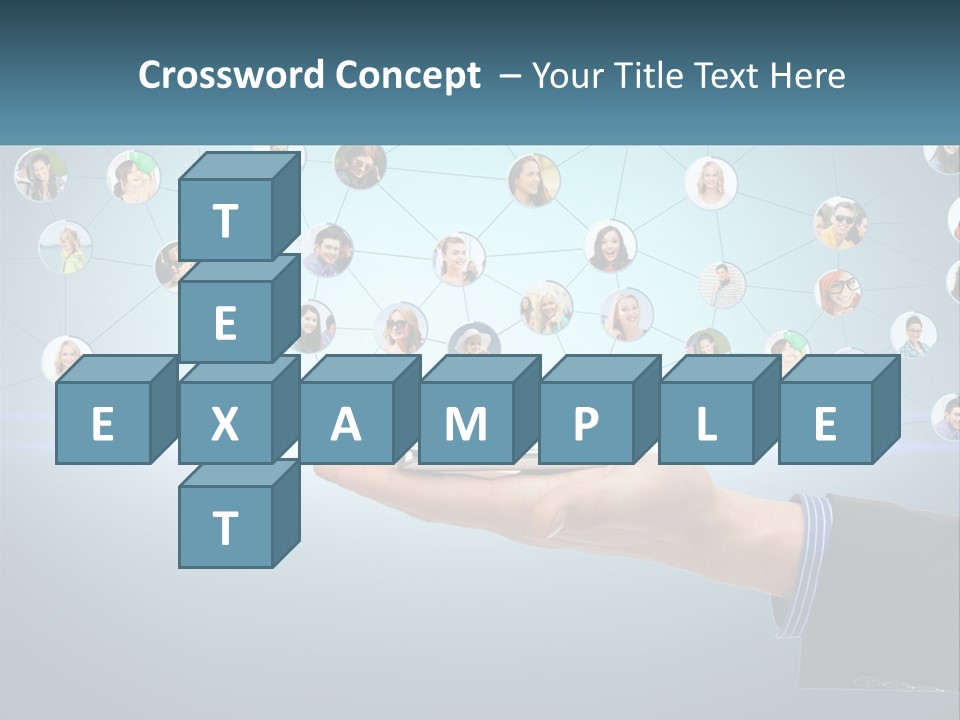 A Person Holding A Cell Phone In Their Hand PowerPoint Template