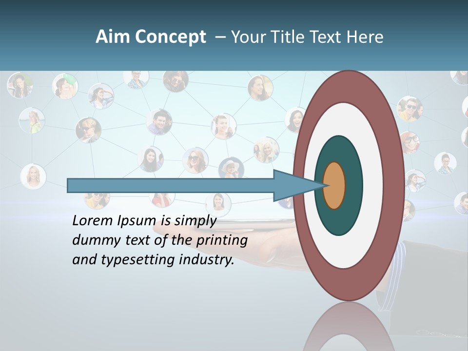 A Person Holding A Cell Phone In Their Hand PowerPoint Template