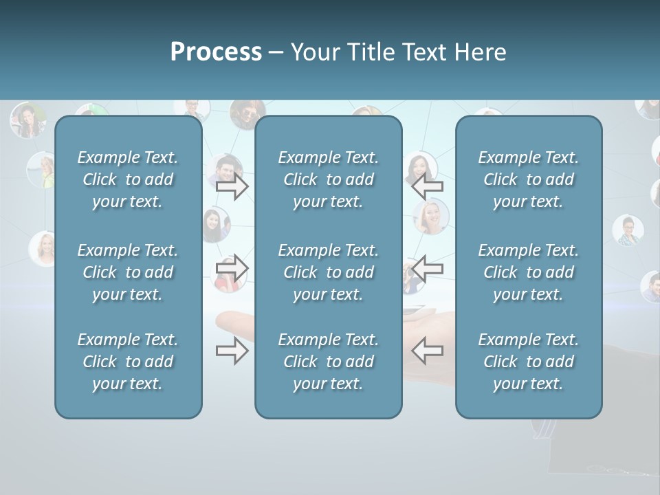 A Person Holding A Cell Phone In Their Hand PowerPoint Template