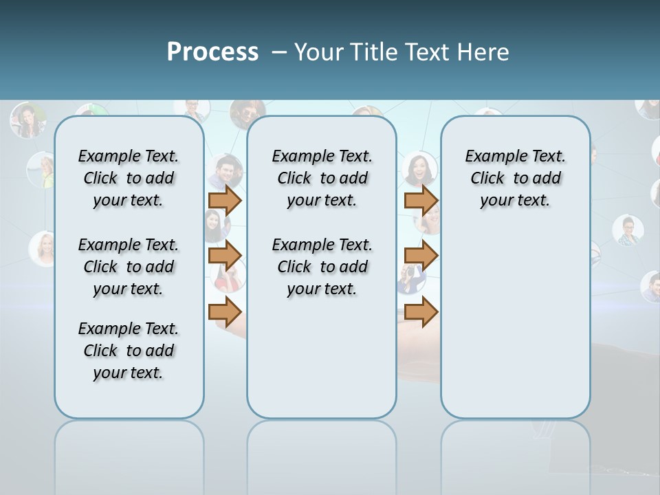 A Person Holding A Cell Phone In Their Hand PowerPoint Template