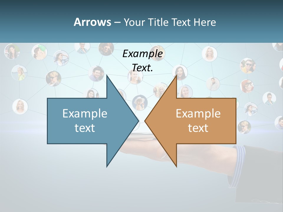 A Person Holding A Cell Phone In Their Hand PowerPoint Template