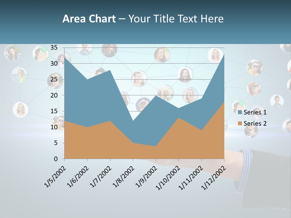 A Person Holding A Cell Phone In Their Hand PowerPoint Template