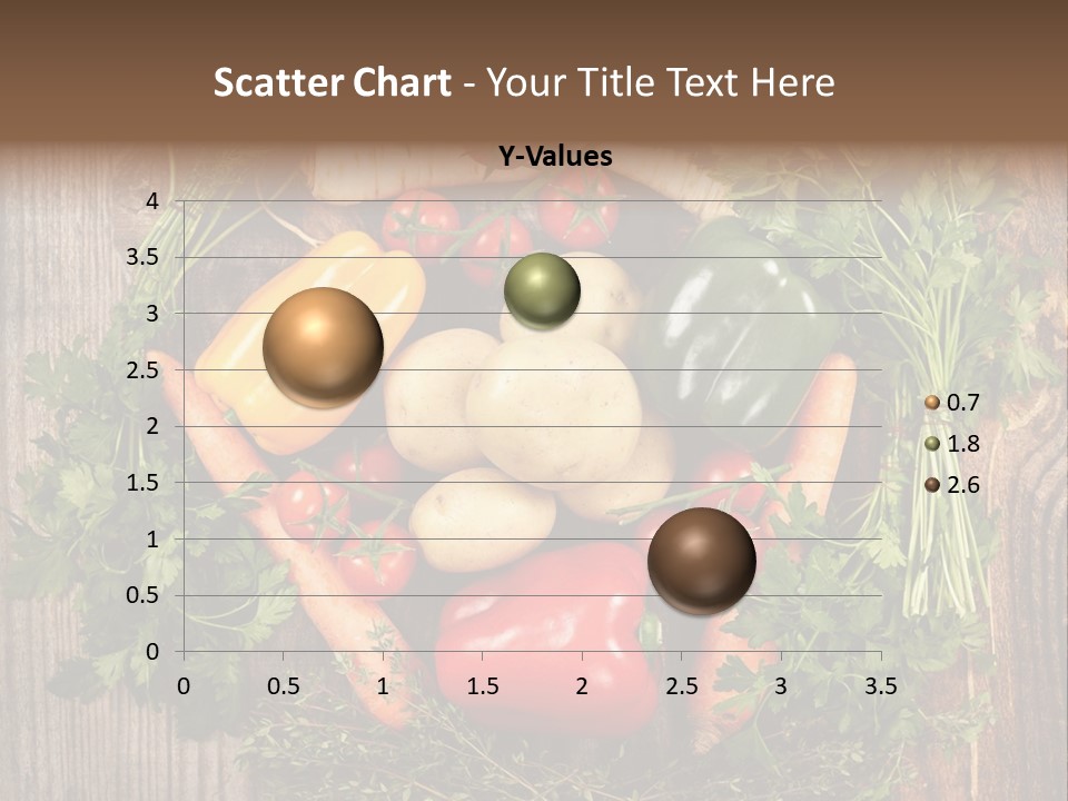 A Bunch Of Vegetables On A Wooden Table PowerPoint Template