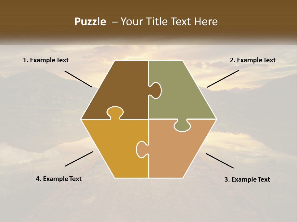 A Person Walking Down A Road With The Sun Setting In The Background PowerPoint Template