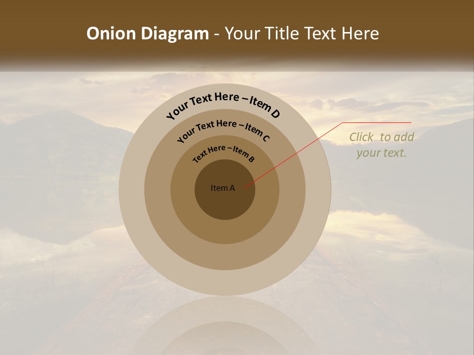 A Person Walking Down A Road With The Sun Setting In The Background PowerPoint Template