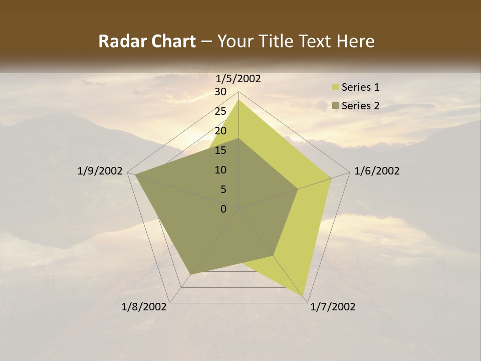 A Person Walking Down A Road With The Sun Setting In The Background PowerPoint Template